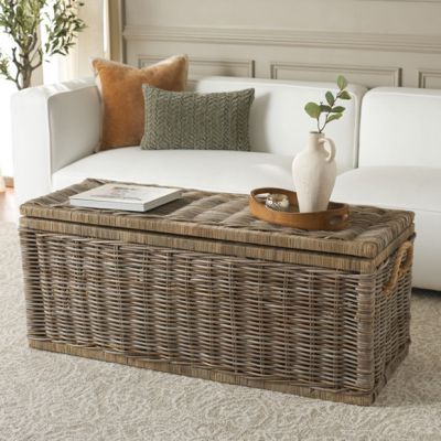 Rustic Beauty Rattan Trunk