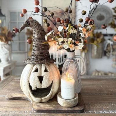 Rustic Big Mouth Jack O Lantern