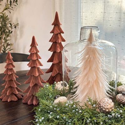 Rustic Brown Tabletop Display Tree