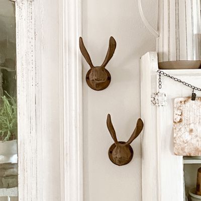 Rustic Cast Iron Rabbit Wall Hook