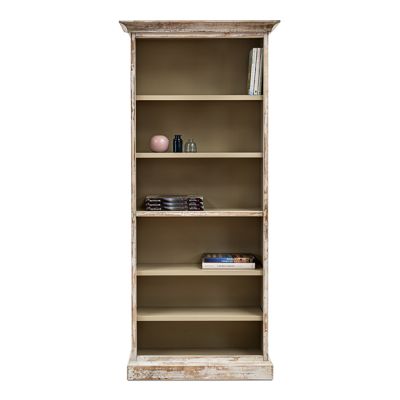 Rustic Chic Open Shelf Bookcase