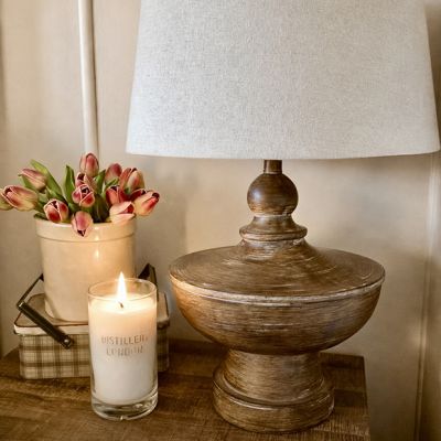 Rustic Compote Base Table Lamp