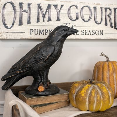Rustic Crow Figurine