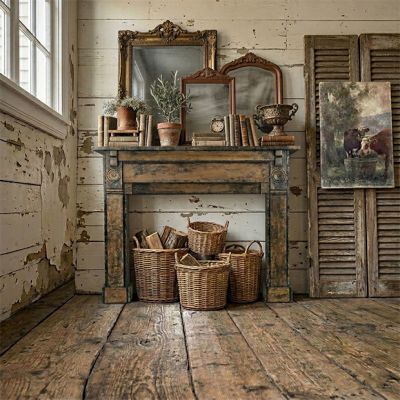 Rustic Decorative Mantel