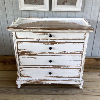 Rustic Farmhouse 4 Drawer Chest