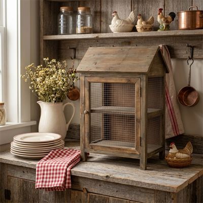 Rustic Farmhouse Pie Safe