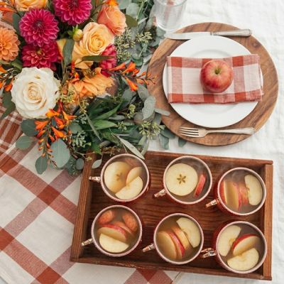 Rustic Farmhouse Round Wooden Lattice Charger Plate