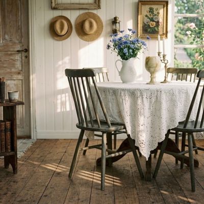 Rustic Farmhouse Spindle Back Dining Chair