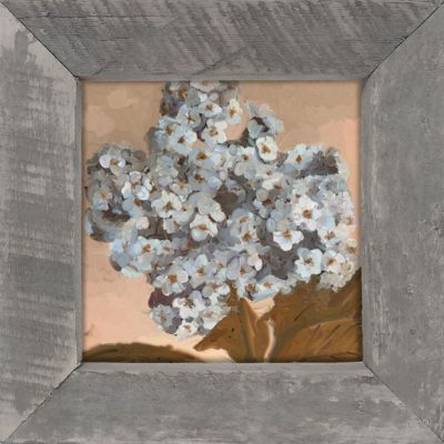 Rustic Framed Blue Lilac Wall Art