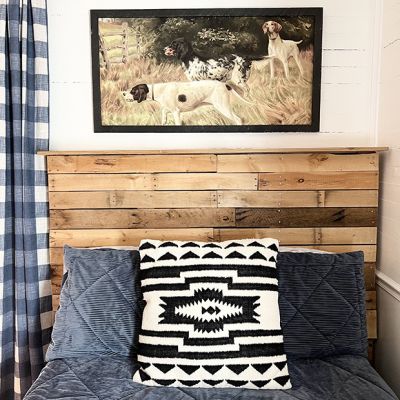 Rustic Framed Hunting Dog Wall Art