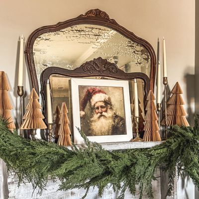 Rustic Framed Santa Portrait 10 Wall Art