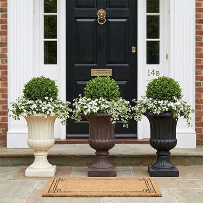 Rustic Garden Pedestal Planter