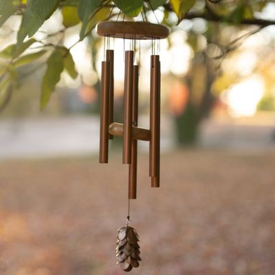 Rustic Hanging Pinecone Wind Chime