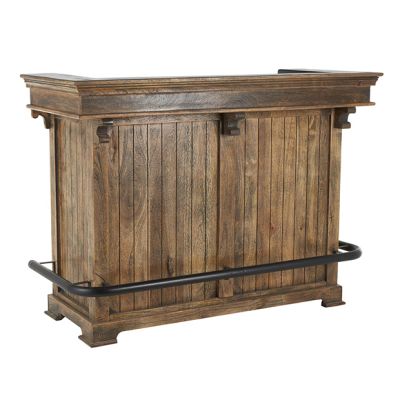 Rustic Industrial Bar Counter