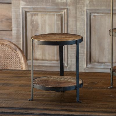 Rustic Industrial Tiered Display Stand