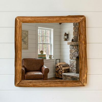 Rustic Lodge Wall Mirror