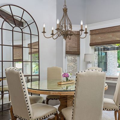 Rustic Love Knots 6 Light Chandelier