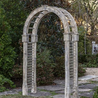 Rustic Metal Garden Arbor