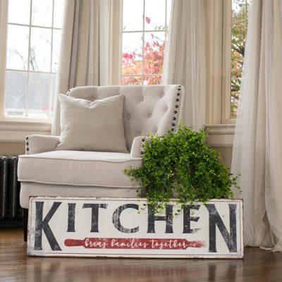 Rustic Metal Inspirational KITCHEN Sign