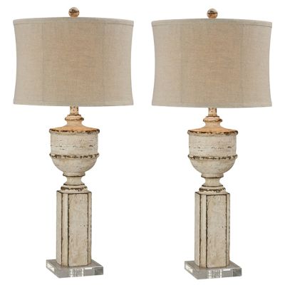 Rustic Neutrals Farmhouse Table Lamp