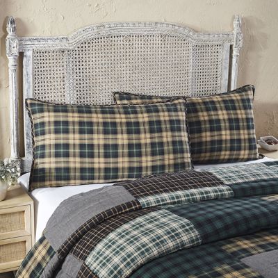 Rustic Pine Plaid King Sham