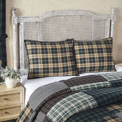 Rustic Pine Plaid Standard Sham