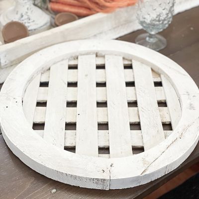 Rustic Round Charger 14.5 Inch
