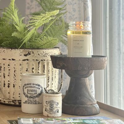 Rustic Round Riser