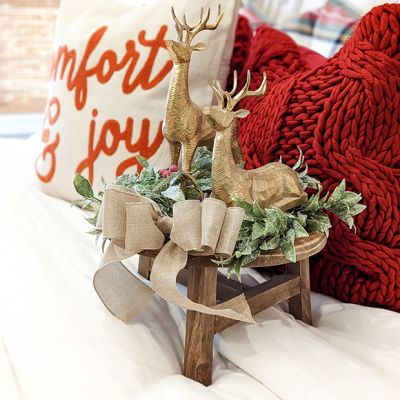 Rustic Round Tabletop Riser