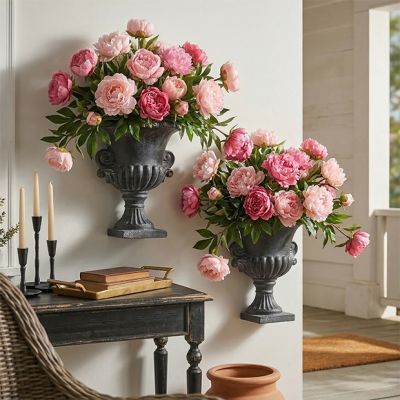 Rustic Wall Urn Planter