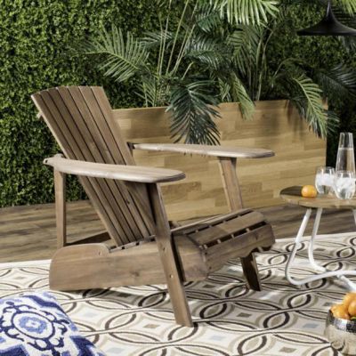 Rustic Wide Arm Adirondack Chair