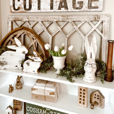 Rustic Window Wall Decor