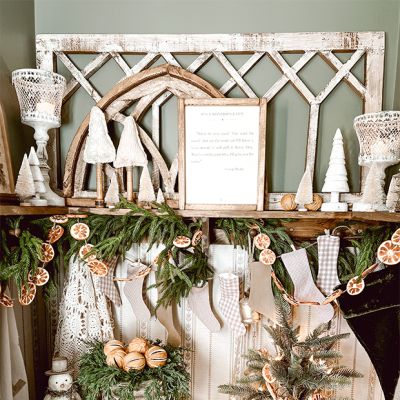 Rustic Window Wall Decor