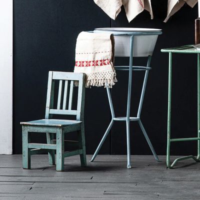 Salvaged Wood School Chair