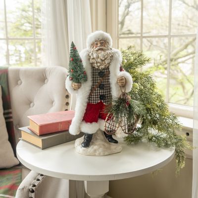 Santa Figurine With Snowshoes