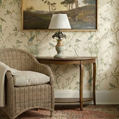 Scalloped Apron Demilune Console