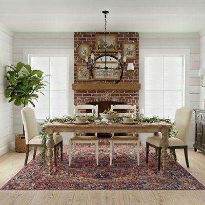 Scalloped Edge Farmhouse Dining Table