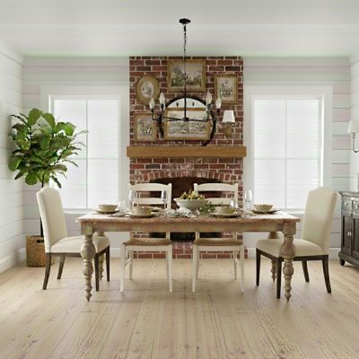 Scalloped Edge Farmhouse Dining Table
