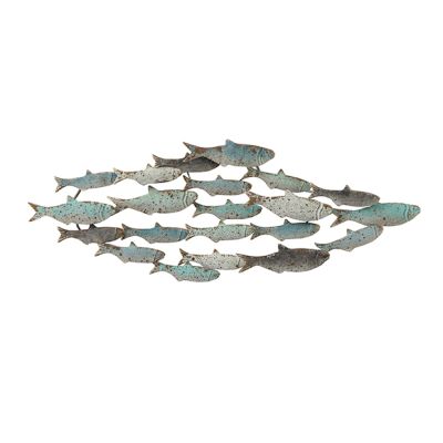 School of Fish Metal Wall Decor