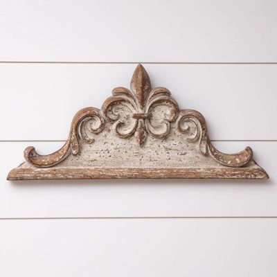 Scrolled Rustic Architectural Wall Hanging