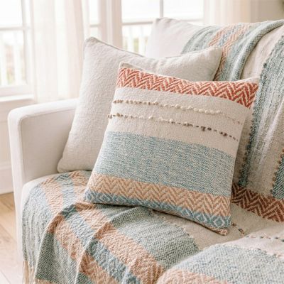 Seaside Stripes Accent Pillow