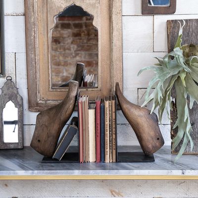 Shoe Mold Bookend Set