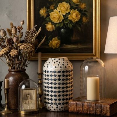 Shoreline Tide Capiz Shell Vase
