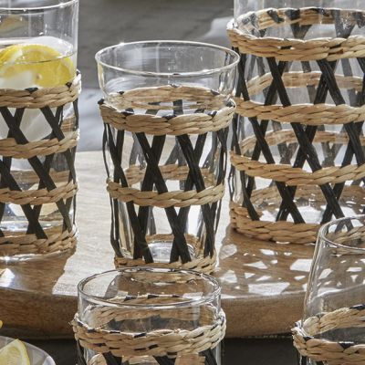 Short Drink Glass with Sleeve