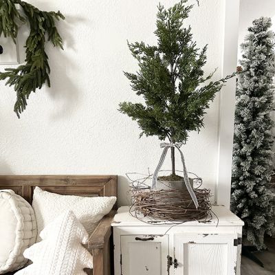 Simple Charms Potted Cedar Tree