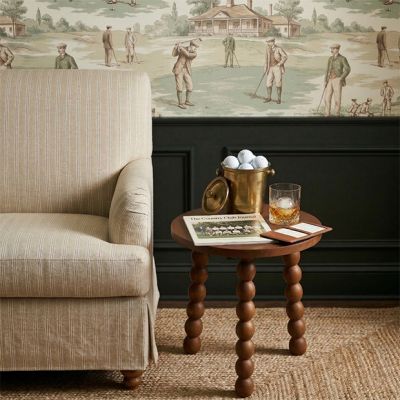 Simple Classics Turned Leg Round Side Table