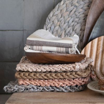 Simple Farmhouse Crocheted Pot Holder Set of 3