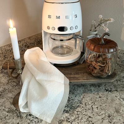 Simple Farmhouse Linen Dish Towel Set of 3