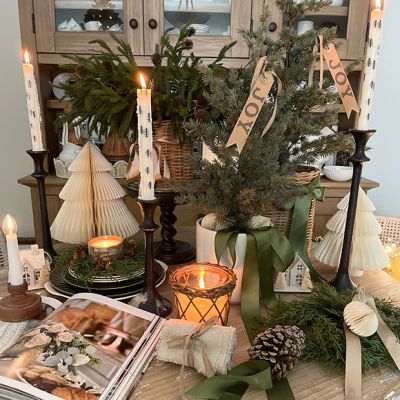 Simple Farmhouse Wicker Storage Baskets Set of 2