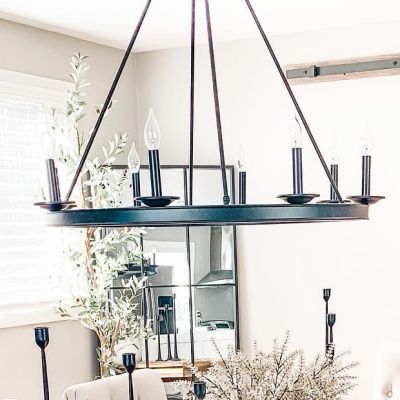 Simple Iron Elegance Chandelier